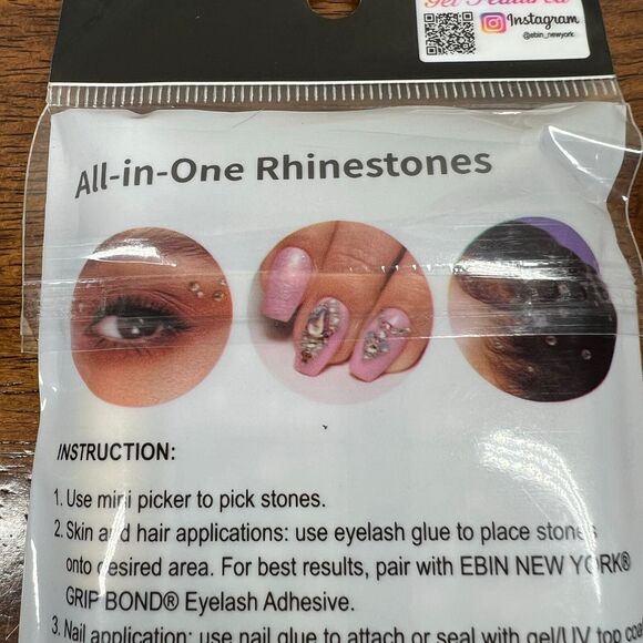 All-In-One Rhinestone EBIN New York Coachella Festivals Party clubs Pearls - Picture 8 of 10